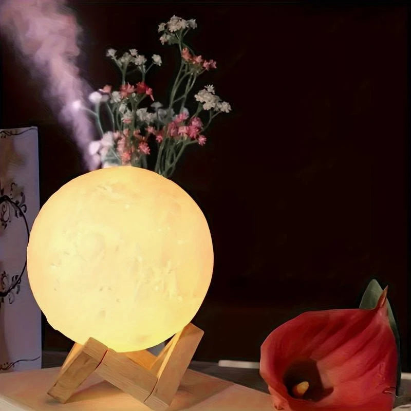 Moon Night Light - 8cm Illuminated Planet Home Decor