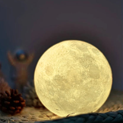 Moon Night Light - 8cm Illuminated Planet Home Decor